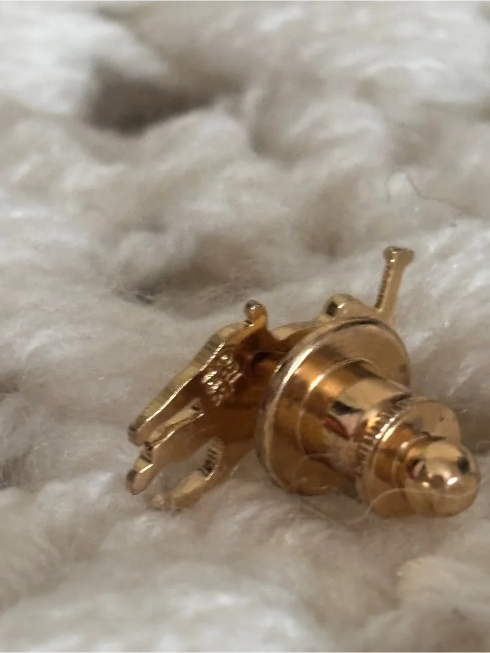 14K Gold Polo Ralph Lauren Lapel Pony/Rider Pin Tie Equestrian Jewelry RARE FIND